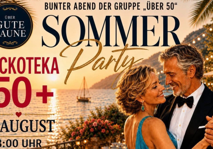SommerParty 3 – Club „Gute Laune 50+“