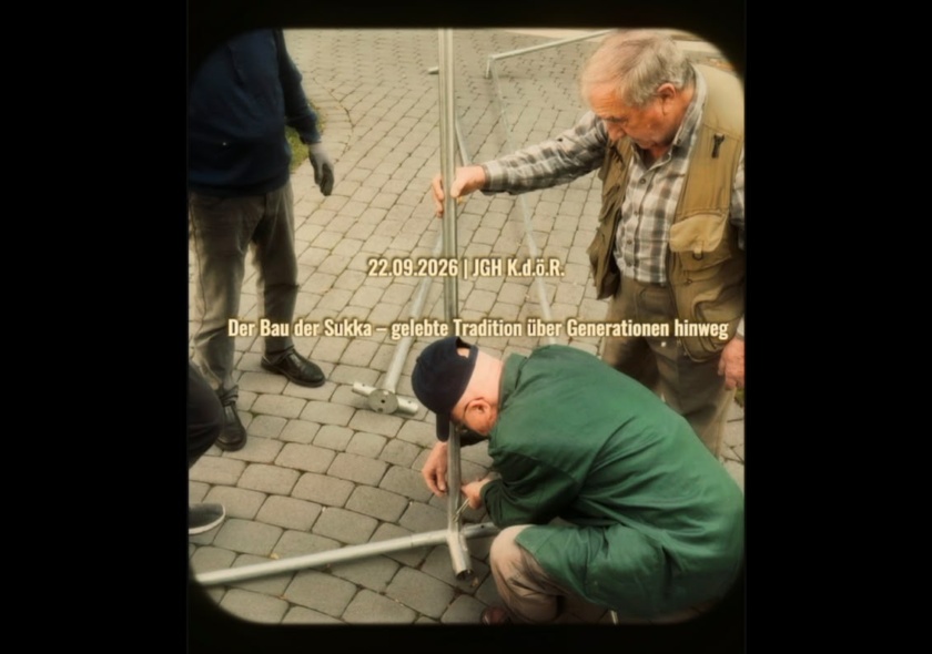 Der Bau der Sukka – gelebte Tradition über Generationen hinweg 22.09.2026